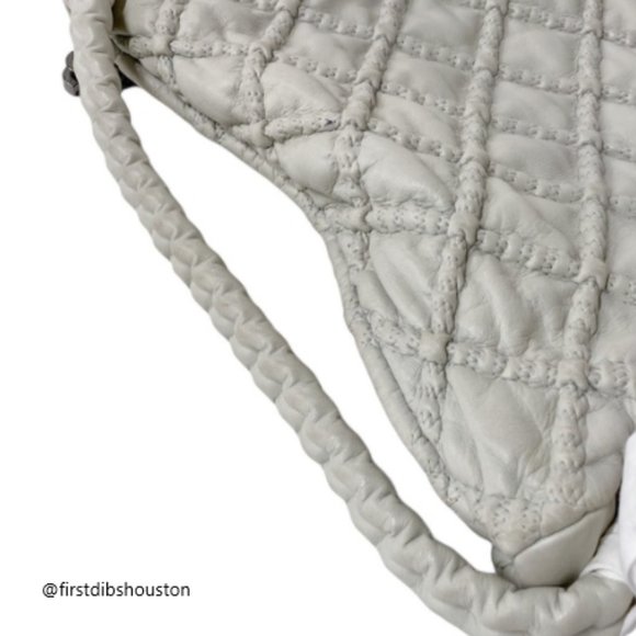 Chanel Hidden Chain Grey Lambskin Leather Bag - Picture 6 of 8